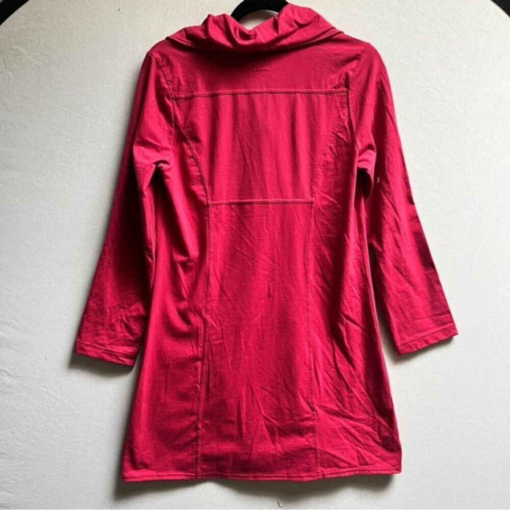 Neon Buddha Pink Cotton Cowl Collar Button Jacket Women's Size XS - Picture 2 of 8